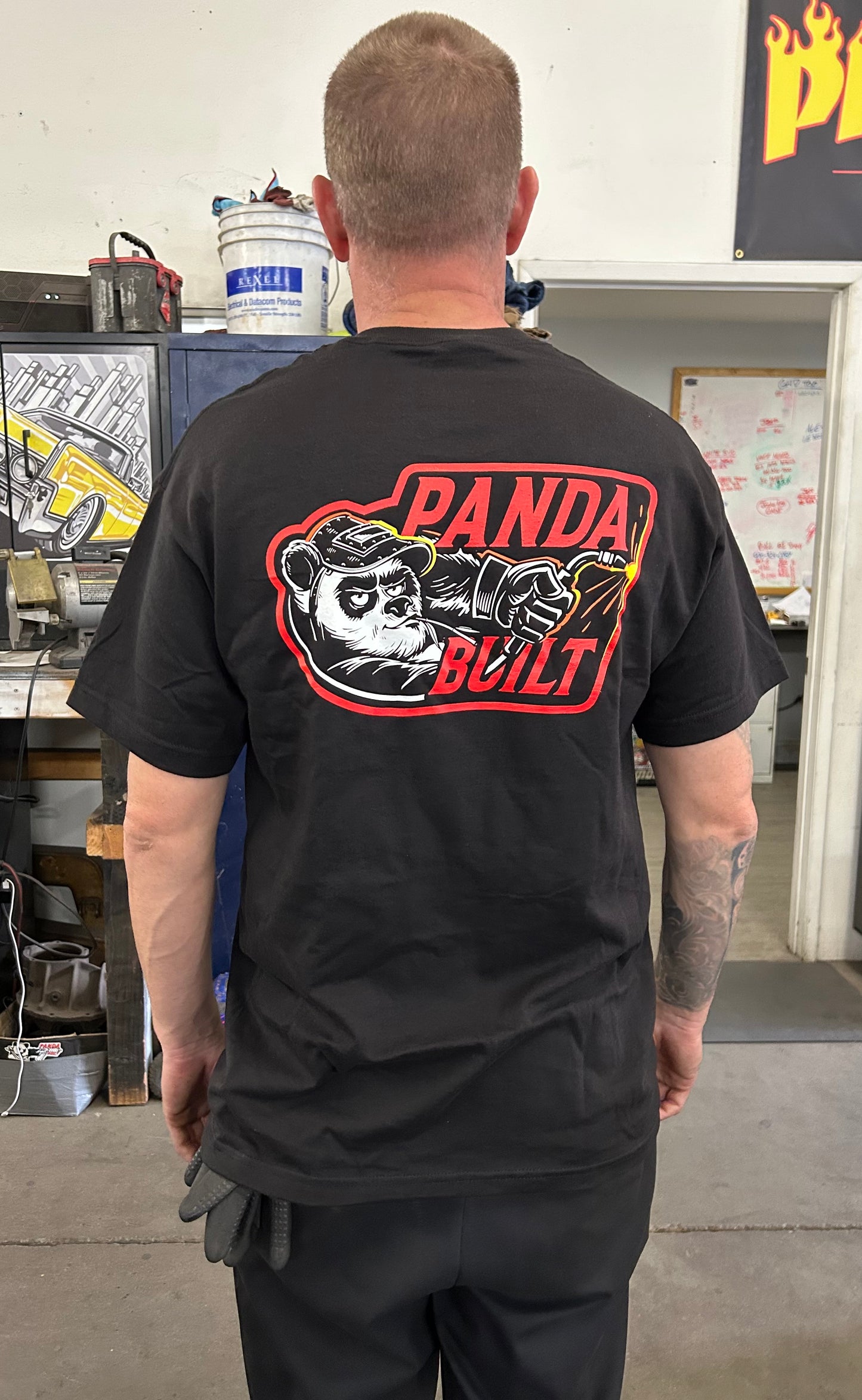 Panda Built T Shirt