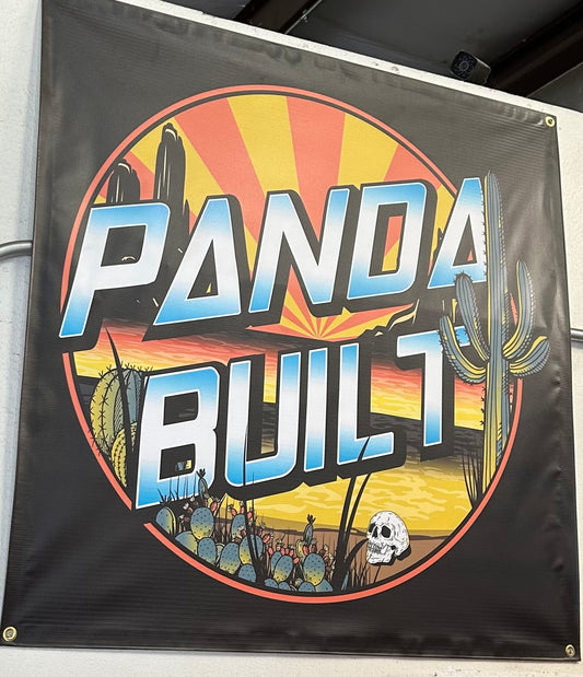 Panda Built 3.5ft X 3.5ft Banner