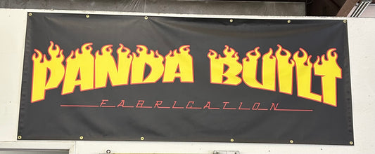 Panda Built 3ft X 7.5ft Banner